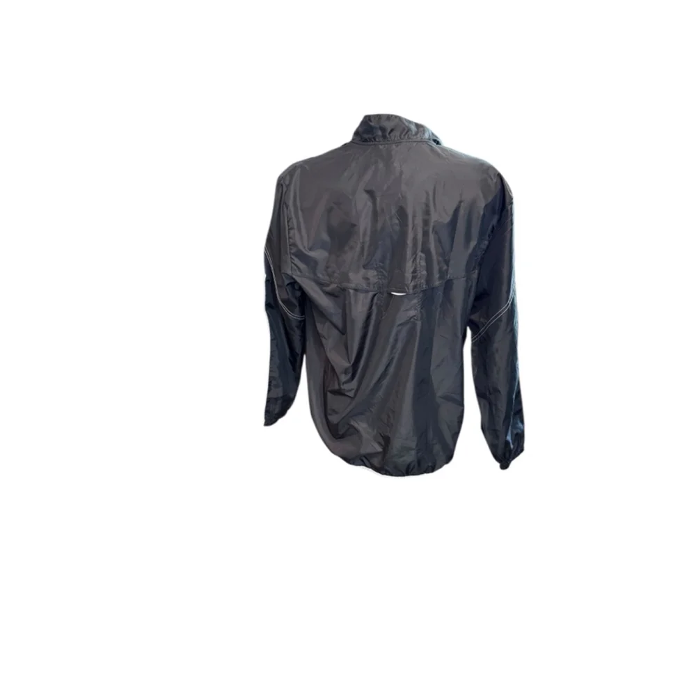 Men's Adidas Black & White Windbreaker Jacket L